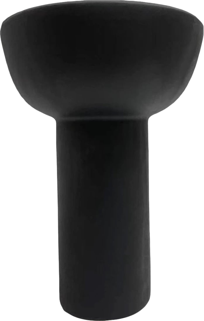 Dekor tavoline qeramike ELENDIL FH4602.02, ngjyrë e zezë mat, Φ23.5x33H cm Dekor tavoline qeramike ELENDIL FH4602.02, ngjyrë e zezë mat, Φ23.5x33H cm