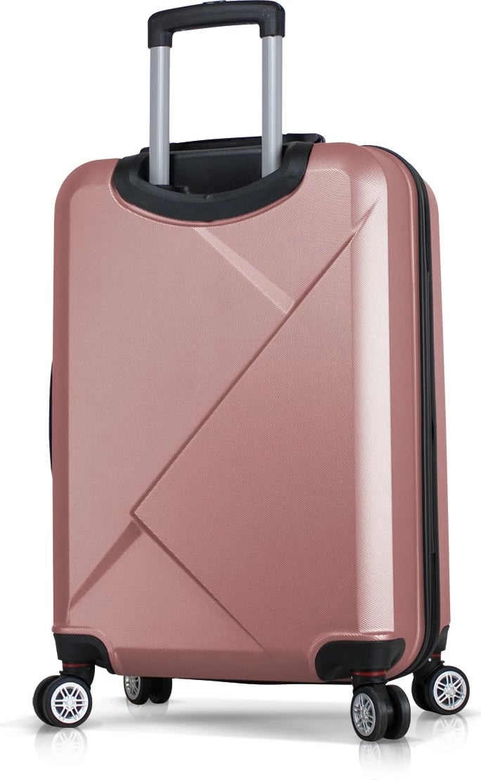 Valixhe udhëtimi, ngjyrë rozë gold, Zoozie Bags, 67x43x28cm, 70L