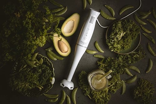 Blender dore, Adler AD 4622, 200W/300W, 14240 RPM, tehe inoksi, bosht i shkëputshëm, e bardhë