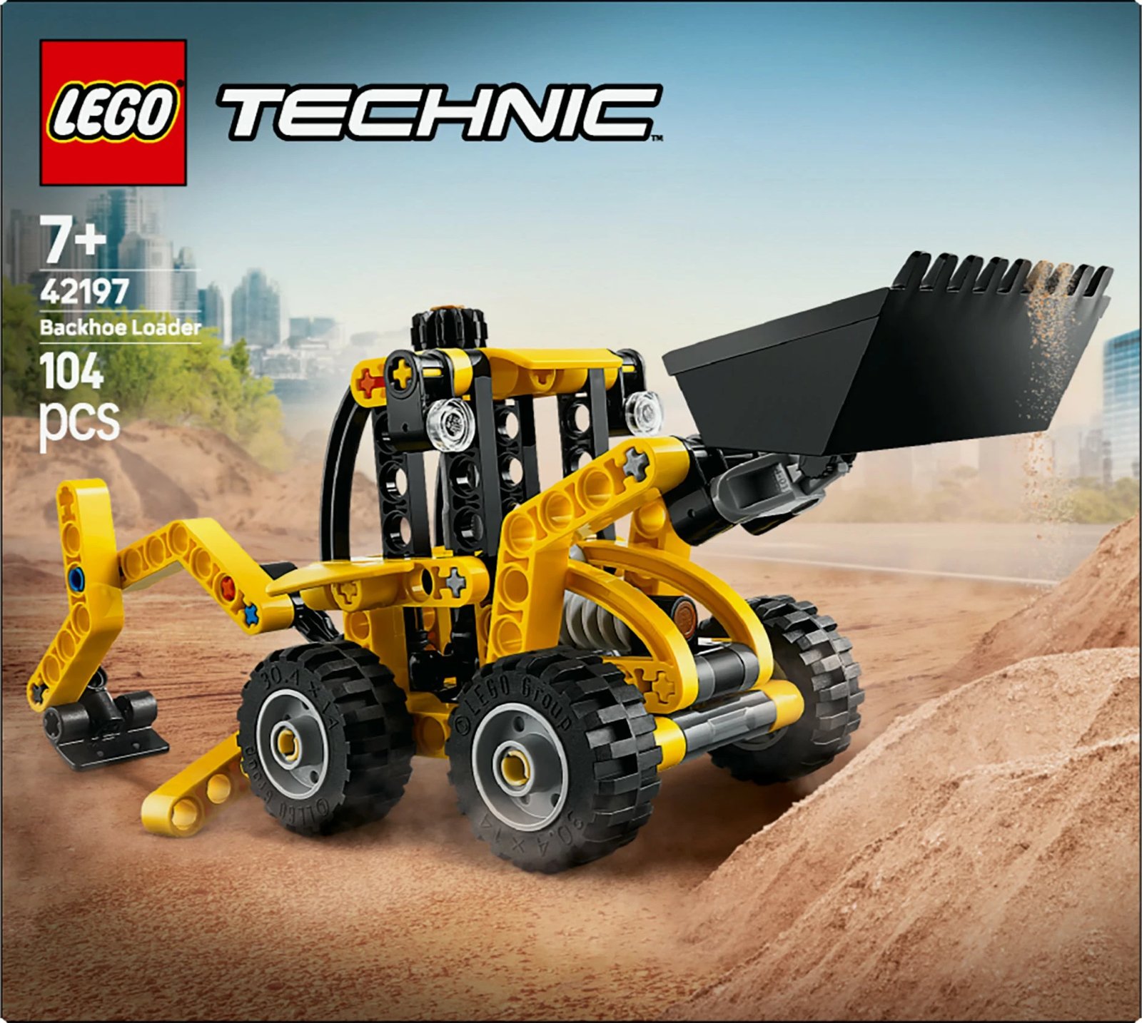 Set ndërtimi LEGO Technic 42197 Baggerlader, 104 pjesë, multikolor