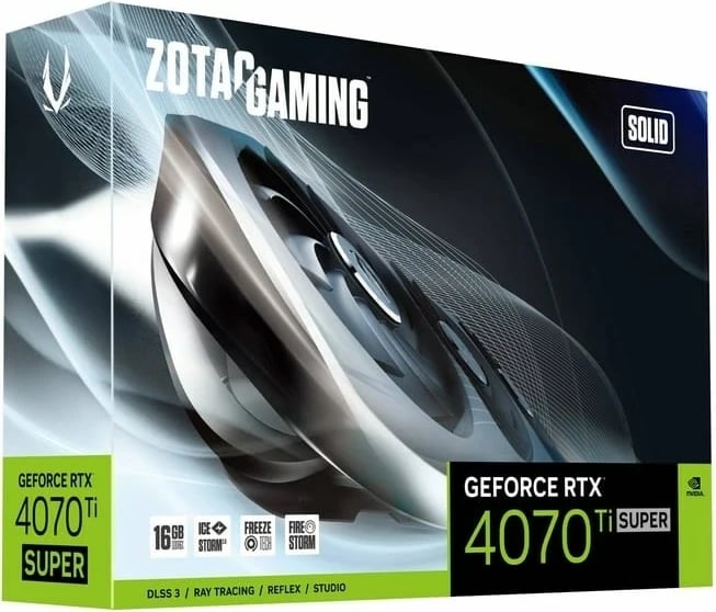 Kartelë grafike ZOTAC NVIDIA GeForce RTX 4070 Ti SUPER, 16GB, e zezë