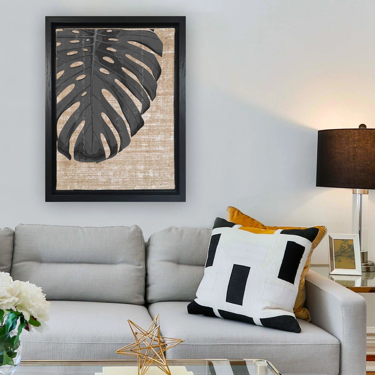 Pikturë dekorative në kanavacë, shumëngjyrëshe, Wallity LSJ41914004426, 36x46cm