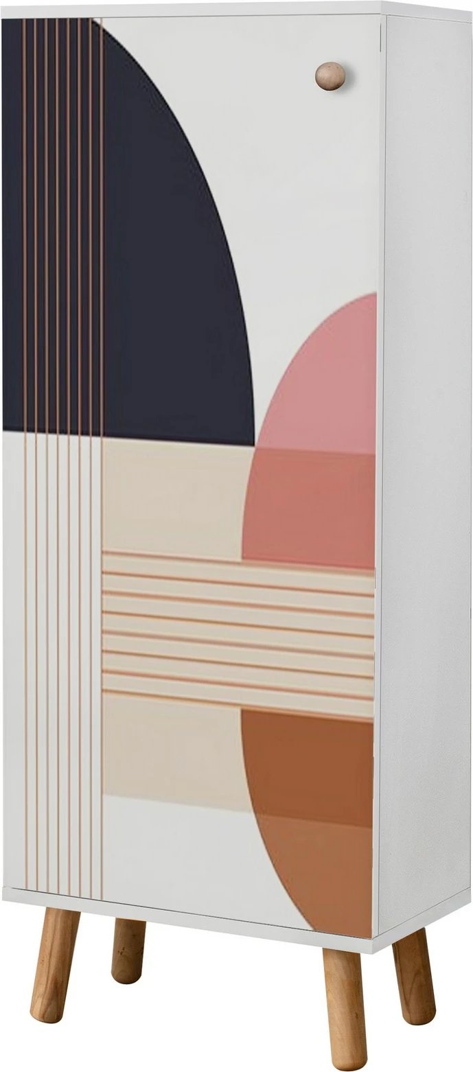 Set mobiljesh për korridor Skye Decor, ngjyrë e bardhë dhe gur, 954-0900