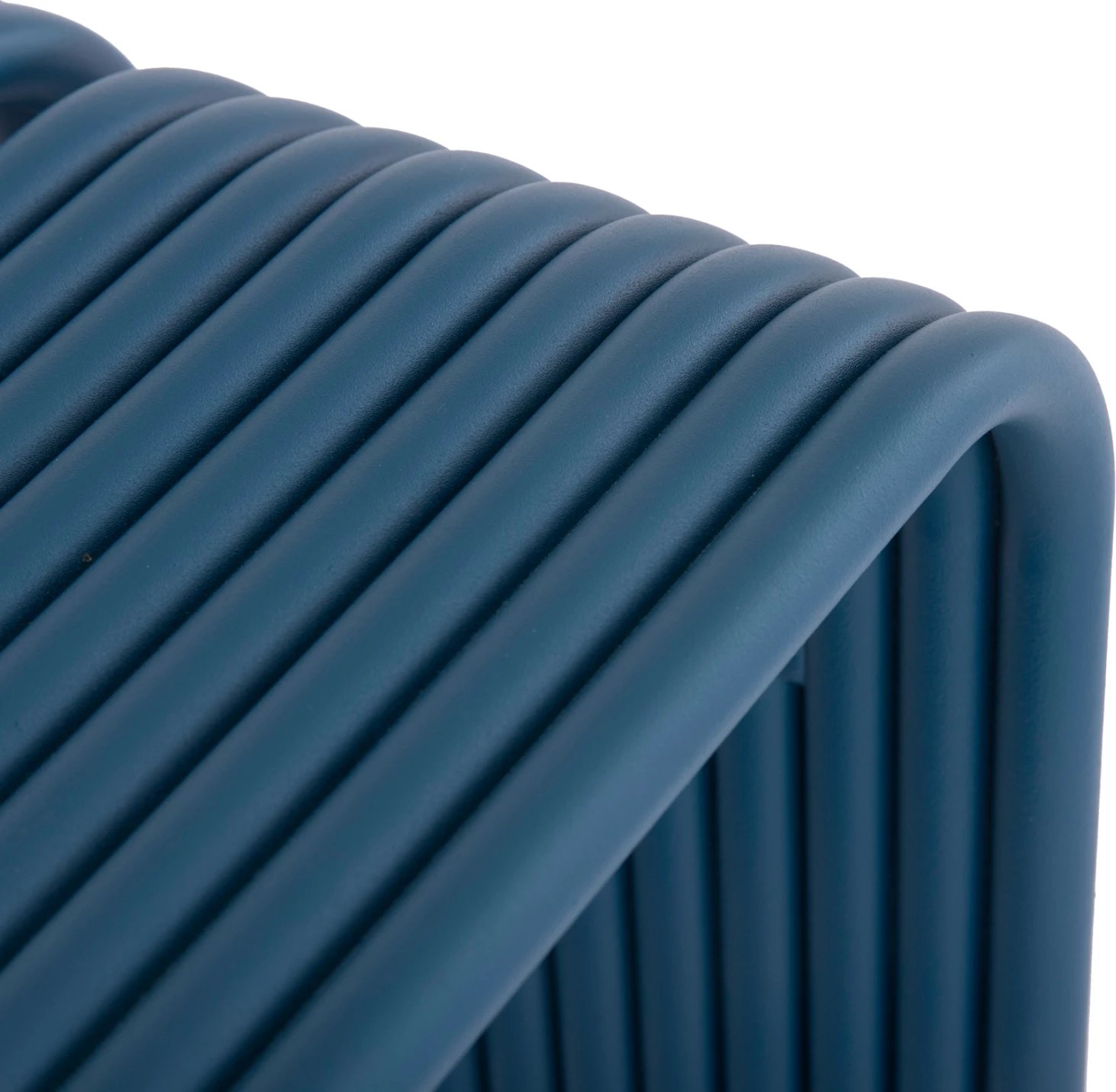 Karrige pa mbështetëse INTREPID, alumin, ngjyrë kaltër, 40x38x42.5cm