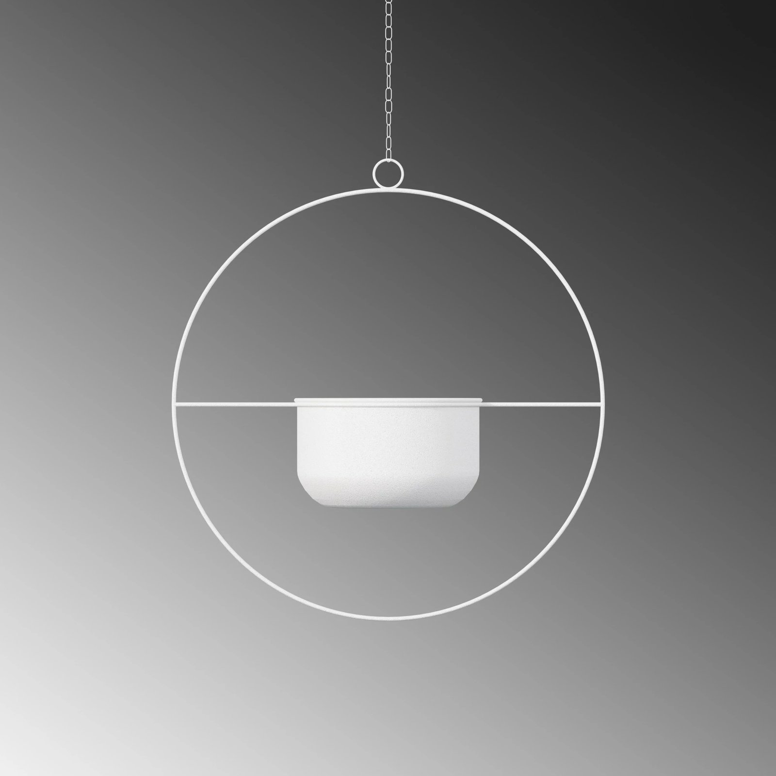 Vazo dekorative varëse, dizajn Aberto, e bardhë, Payanda