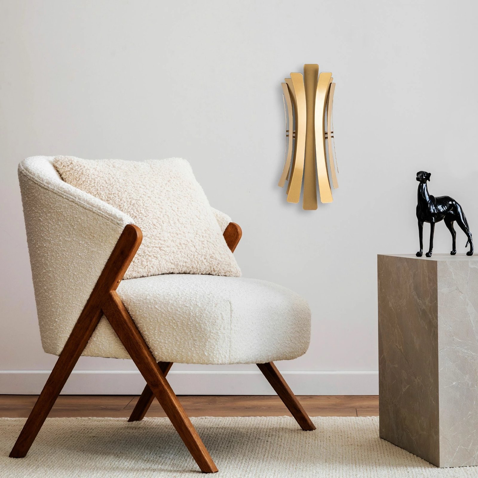 Llambë muri Opviq, Lınea - 15442, ngjyrë ari