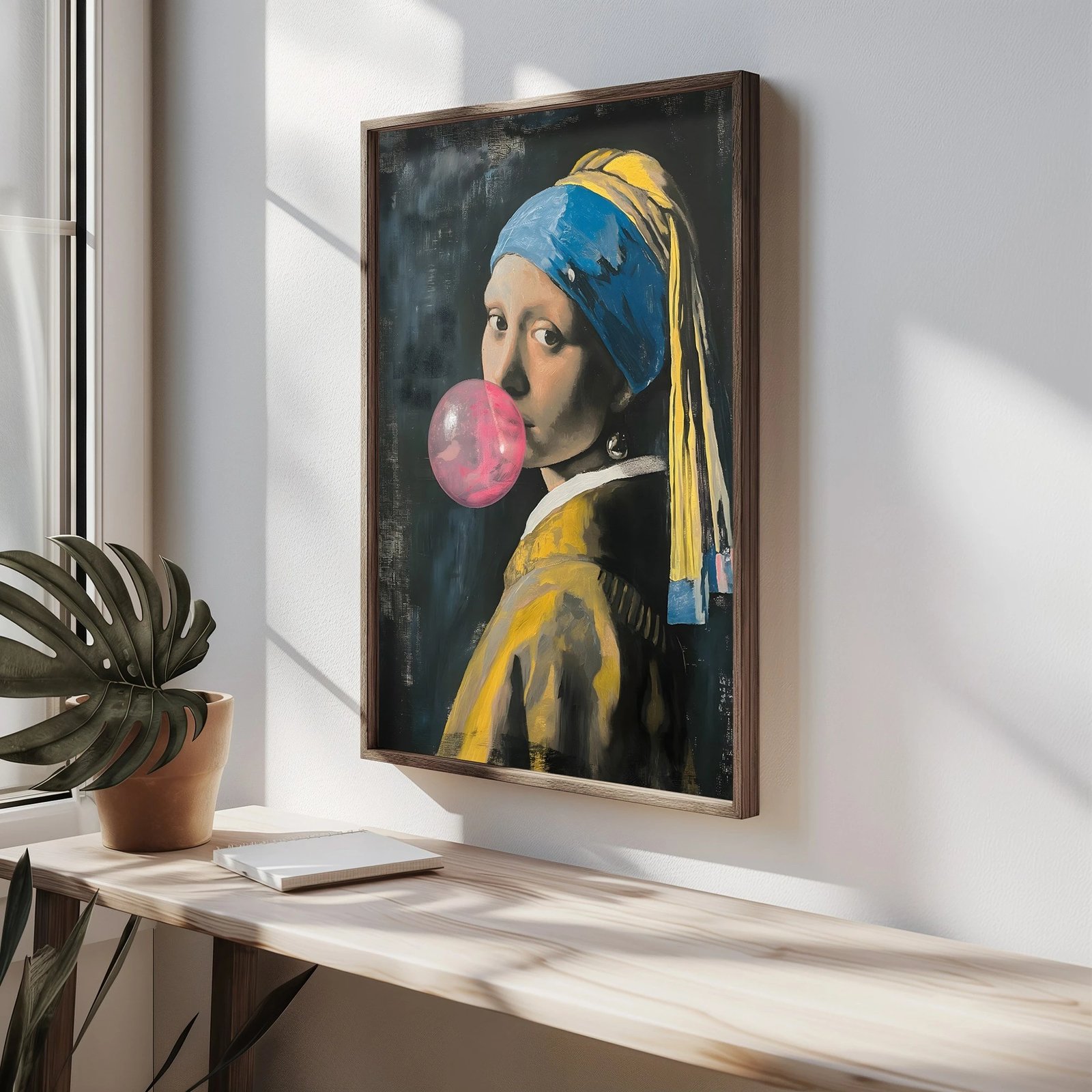 Pikturë dekorative me kornizë, MDF, Wallity, HUM070