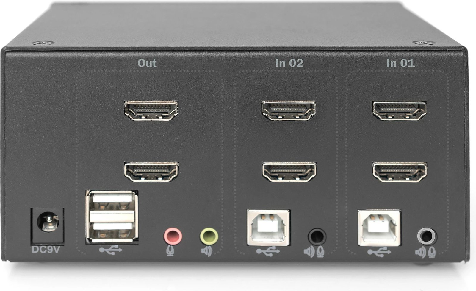 Switch KVM Digitus DS-12860, 2 porta, HDMI, 4K, i zi