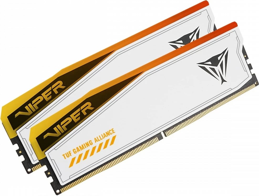 RAM Memorje Patriot Viper Elite 5 RGB TUF, 32GB (2x16GB), DDR5, 6600MHz, CL34, Bardhë