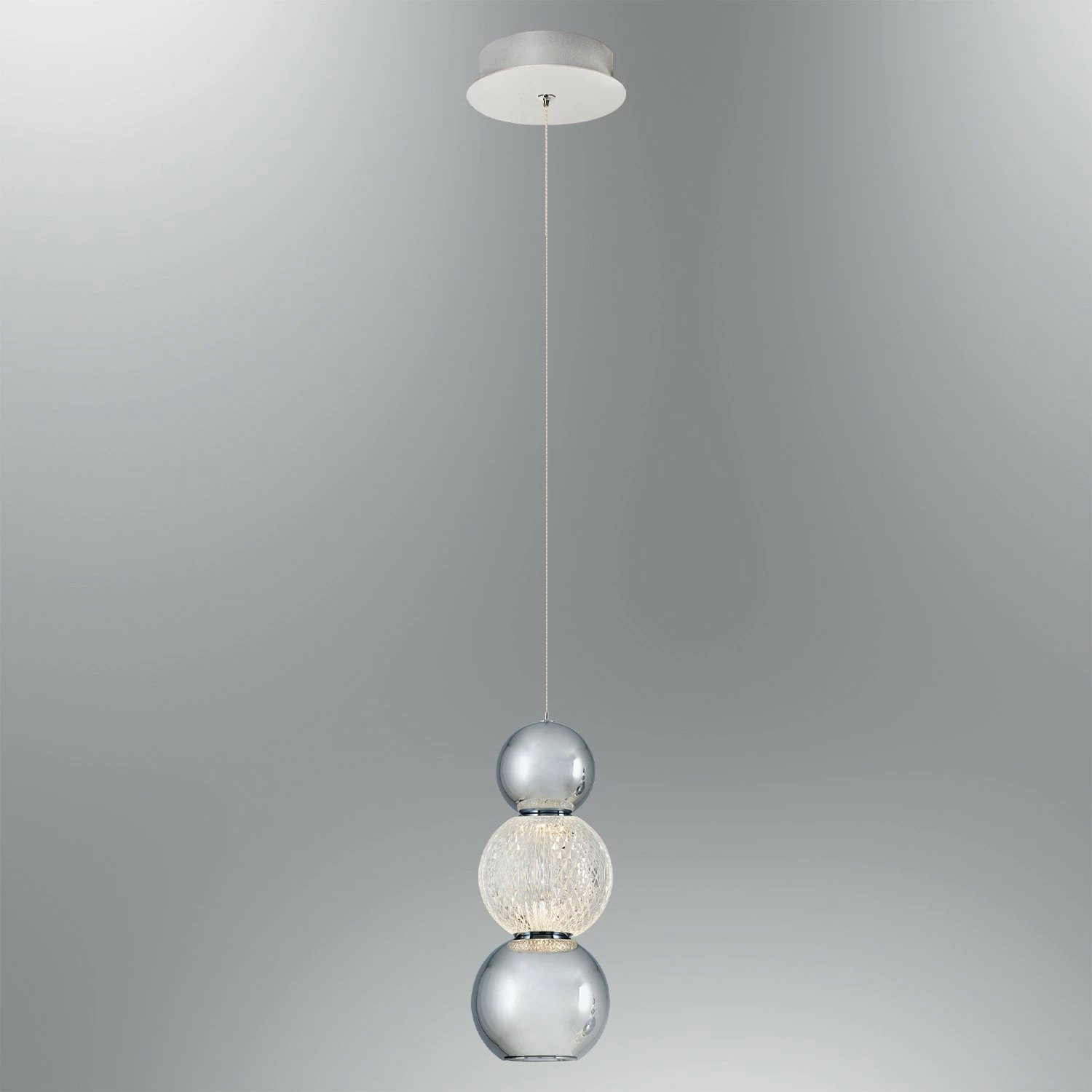 Llambë tavani Opviq, L1402, krom