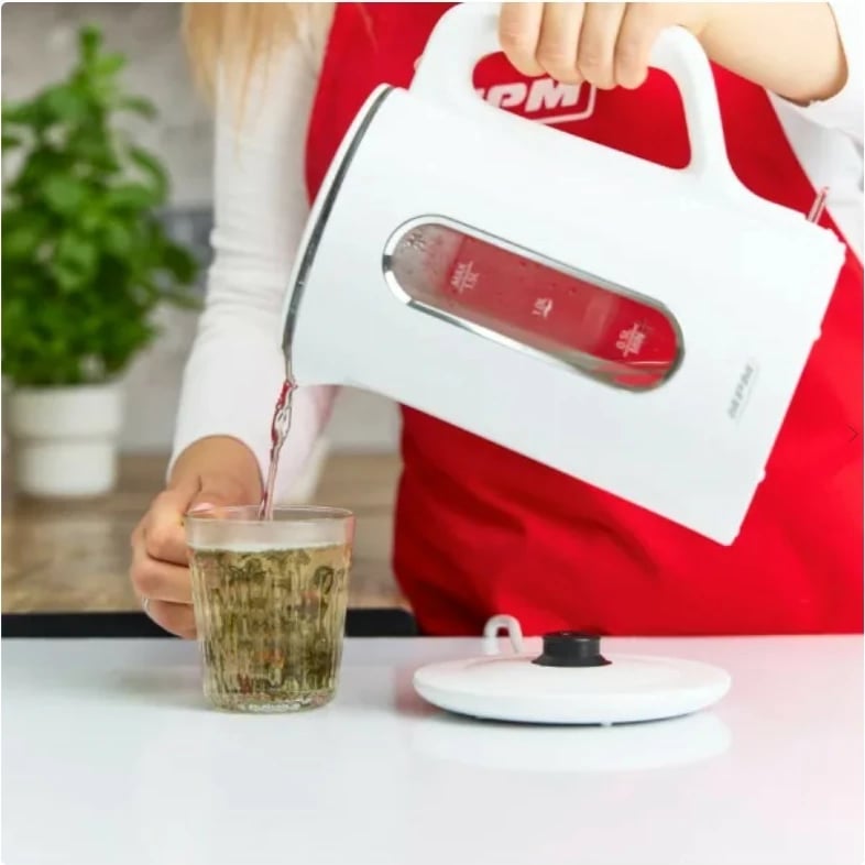 Ibrik elektrik MPM MCZ-126/B, 1.5L, Bardhë