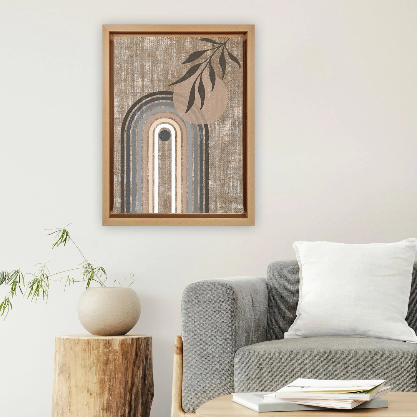 Pikturë dekorative në kanavacë Wallity, shumëngjyrëshe, LNJ21855198792 - 66x96cm