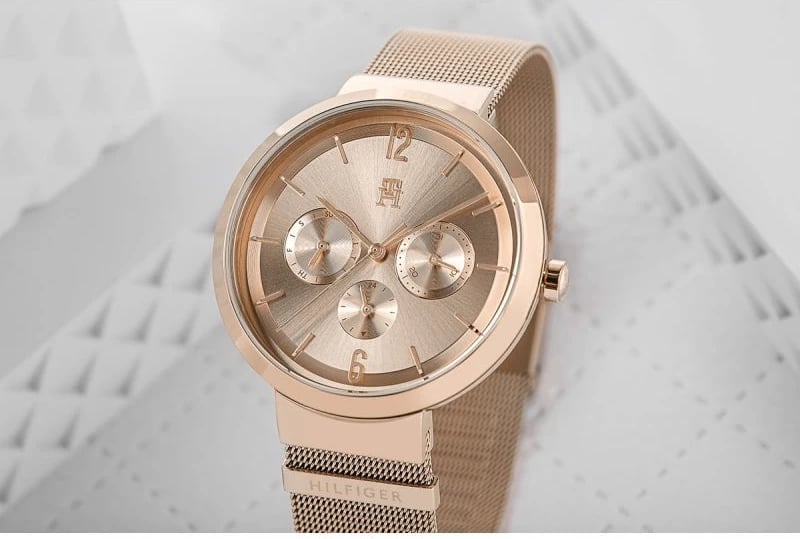 Orë dore për femra Tommy Hilfiger, rozë gold