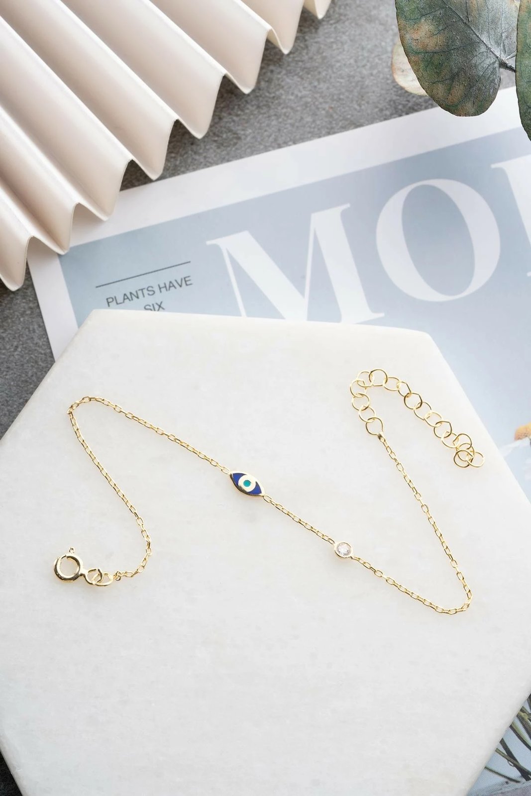 Byzylyk argjendi Jumeon, ngjyrë ari, kaltër e bardhë, NRZ999641