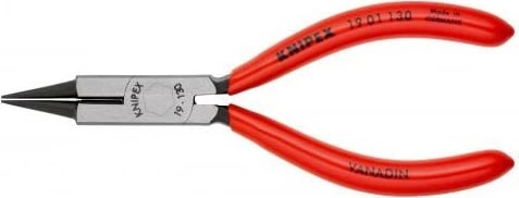 Pincerë Knipex Rundzange me dorezë plastike, 12mm, krom-vanadium, e kuqe