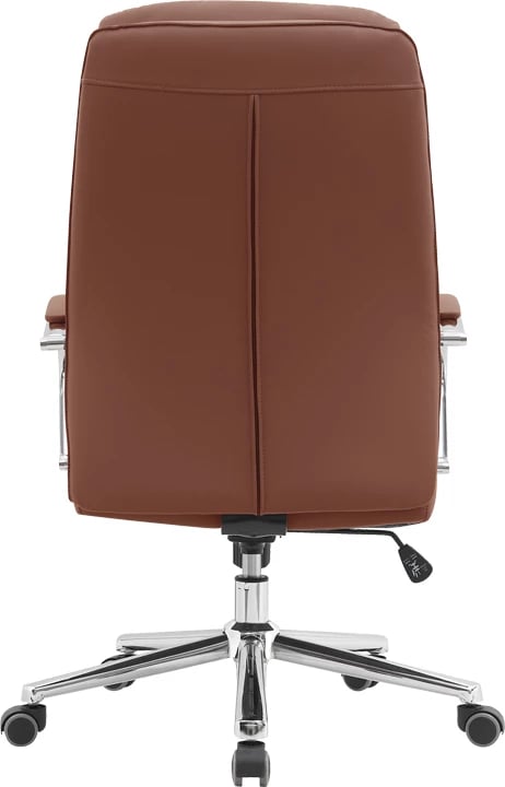 Karrige drejtorie për zyre, ngjyrë karamel, Normie, 58x65x103-111cm