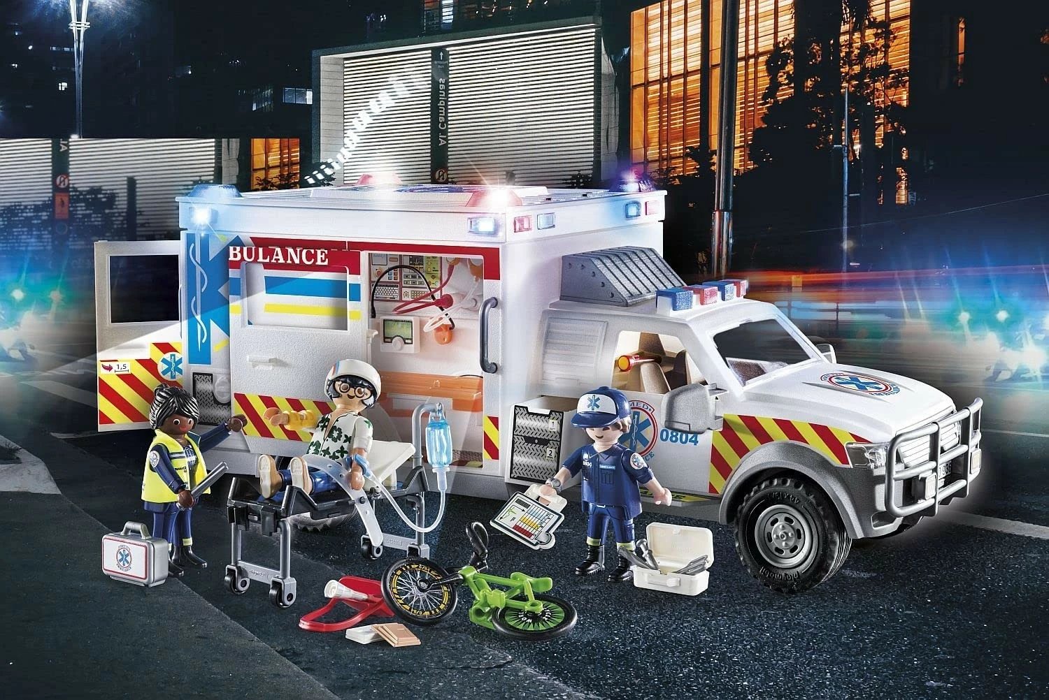 Set lodrash Playmobil City Action Ambulance, 93 pjesë