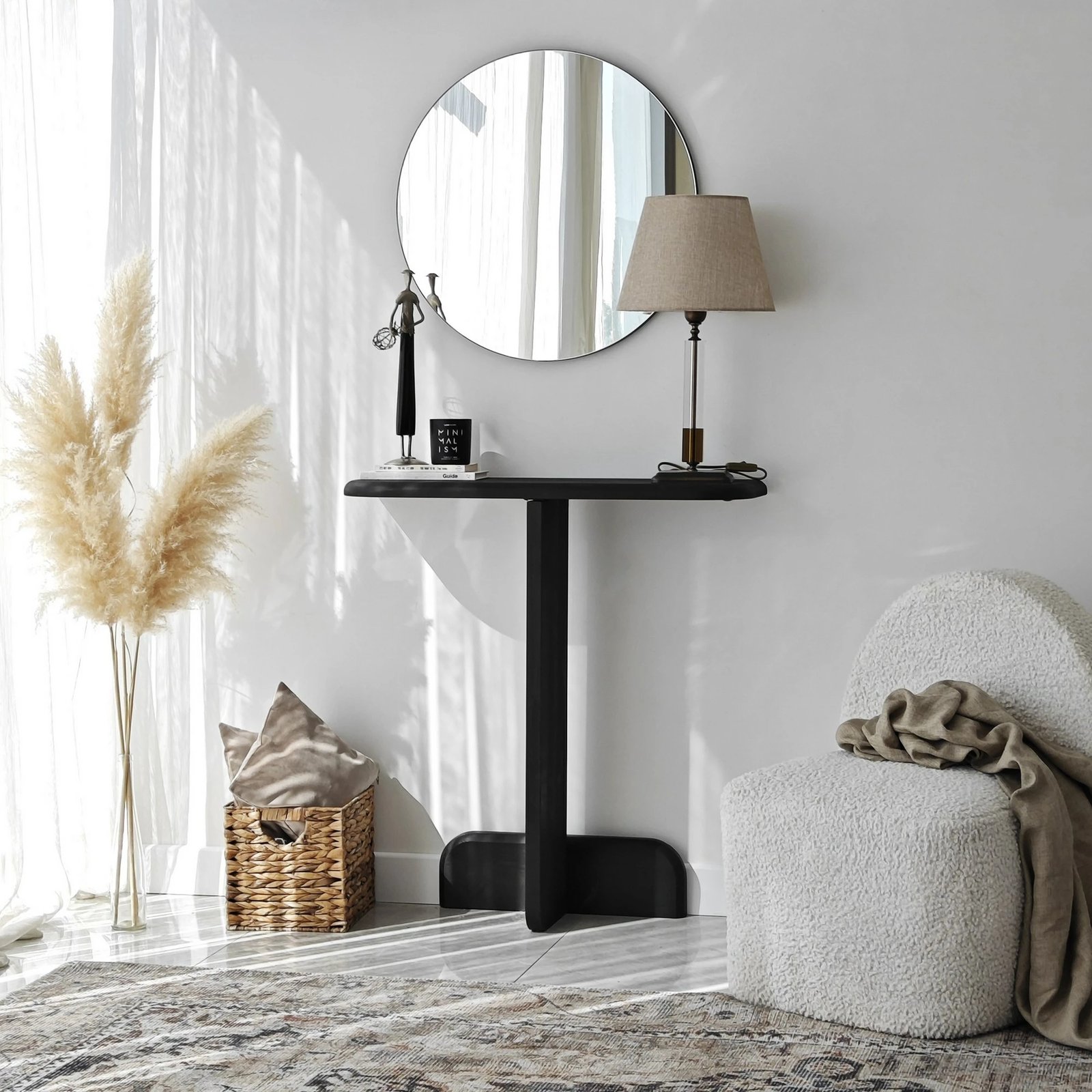 Komodë Skye Decor, praktikë, ngjyrë antracit