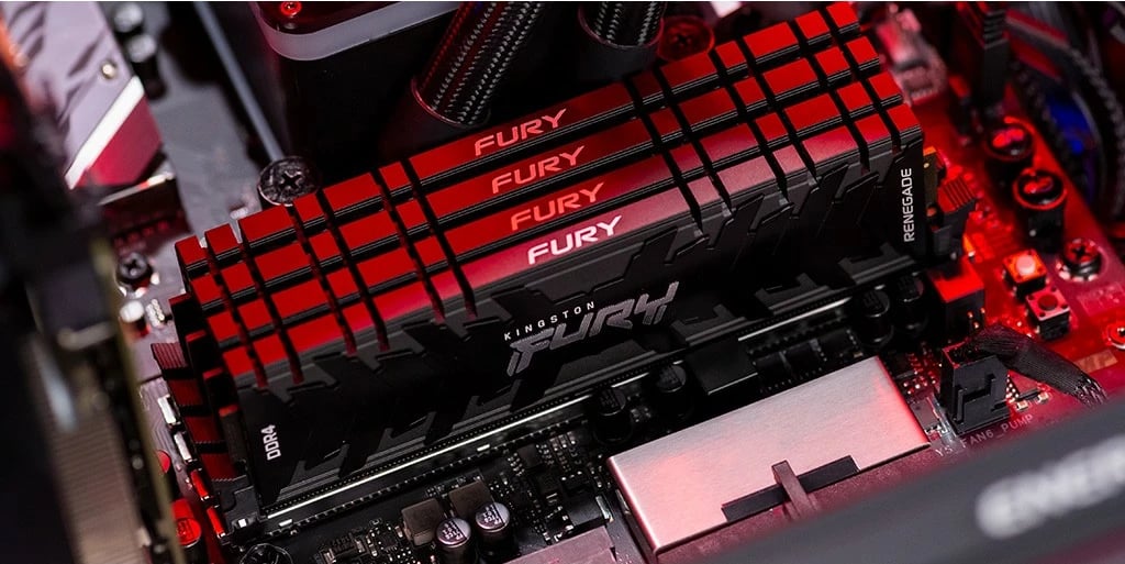 RAM Memorje Kingston FURY Renegade RGB 64GB (4x16GB) 3600MT/s DDR4 RAM Memorje Kingston FURY Renegade RGB 64GB (4x16GB) 3600MT/s DDR4