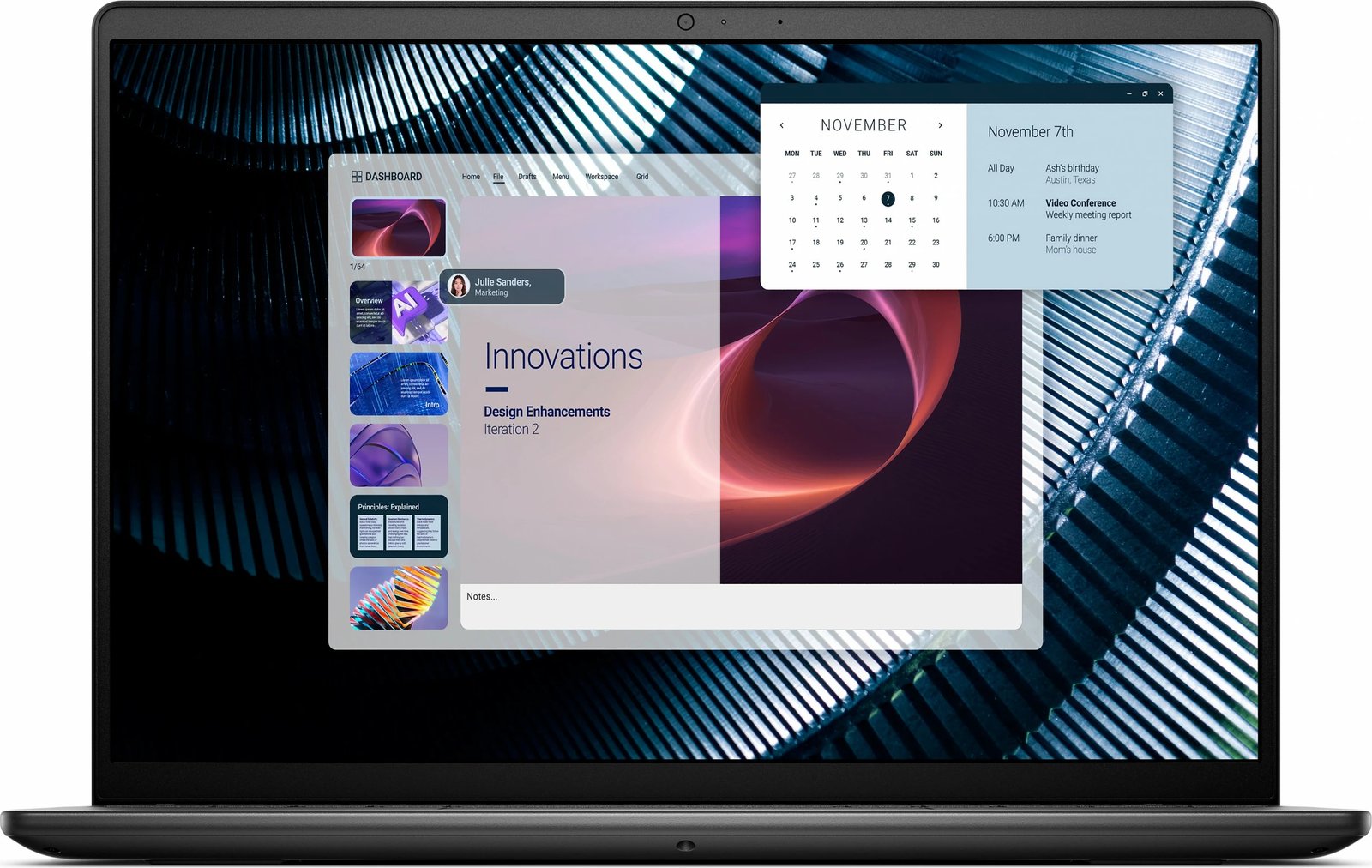 Kompjuter Dell Pro 14 Essential PV14250, C5-120U, 16GB, 512GB SSD, 14 inç, Windows 11 Pro, zi