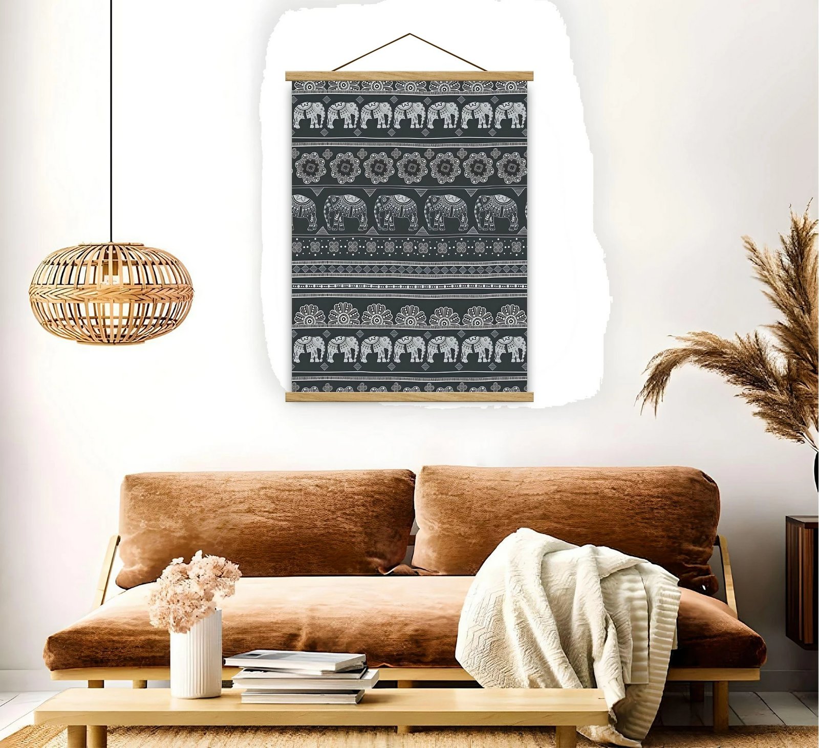 Pikturë dekorative me kornizë, shumëngjyrëshe, MRG34, 50x70cm