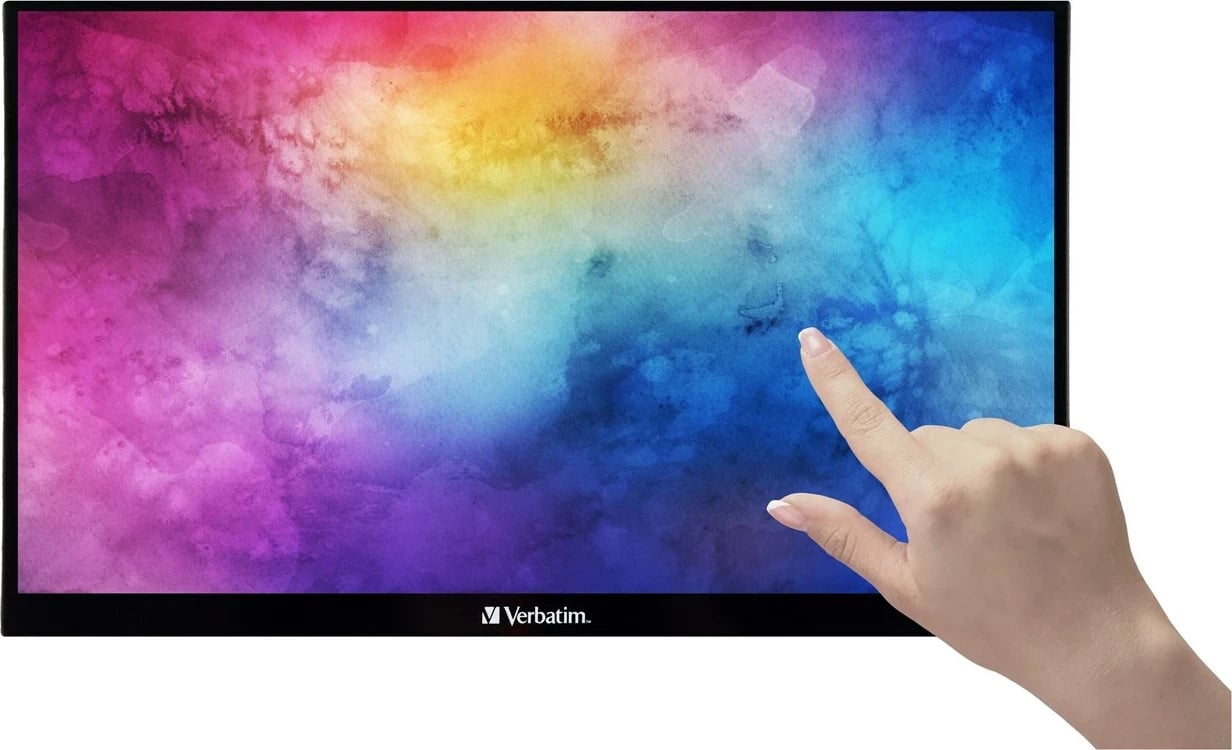Monitor portativ Verbatim PMT-14, 14" FullHD 1080, Touchscreen