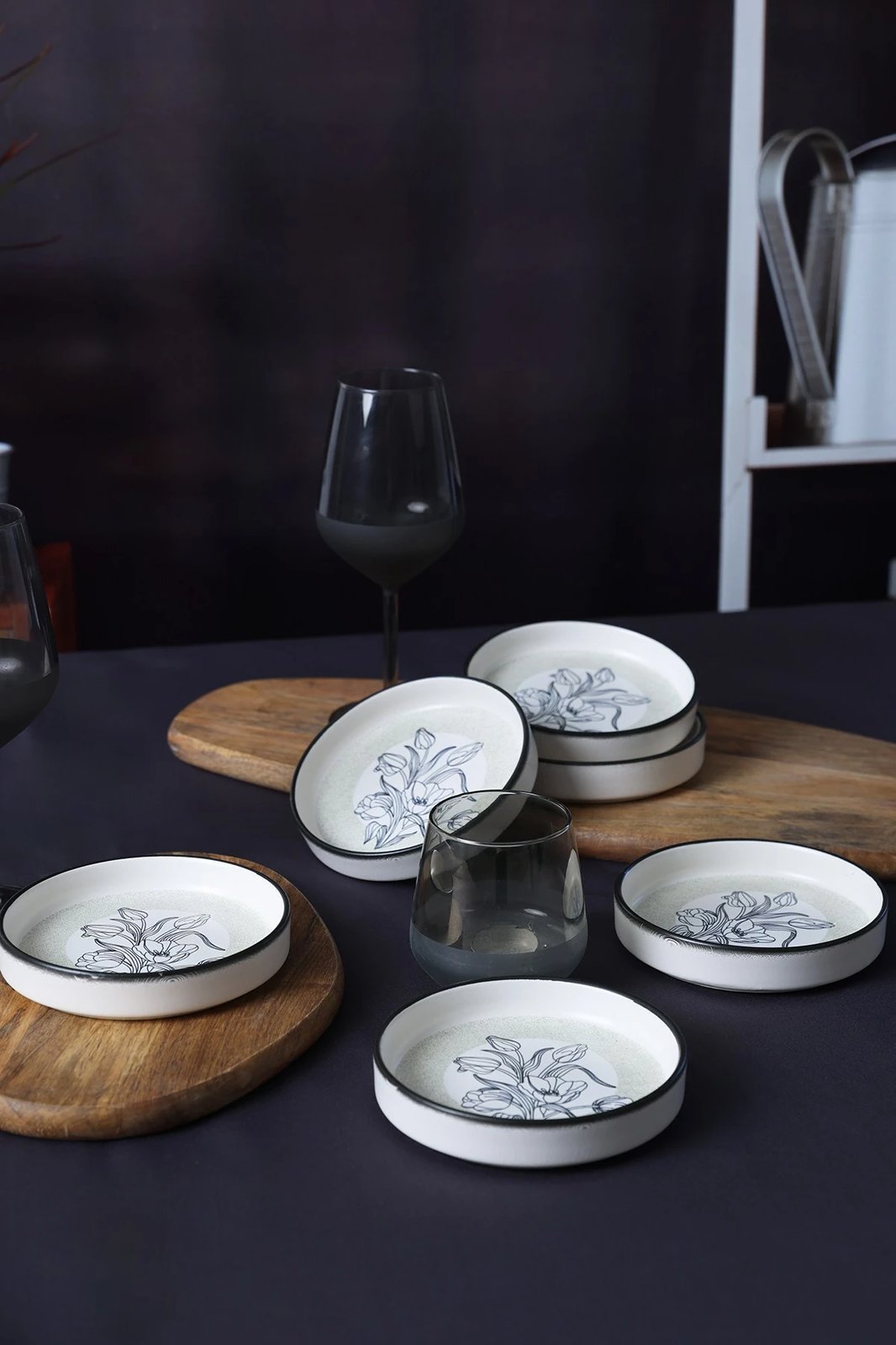 Set tasash qeramike (6 copë), Hermia Concept, X00017909