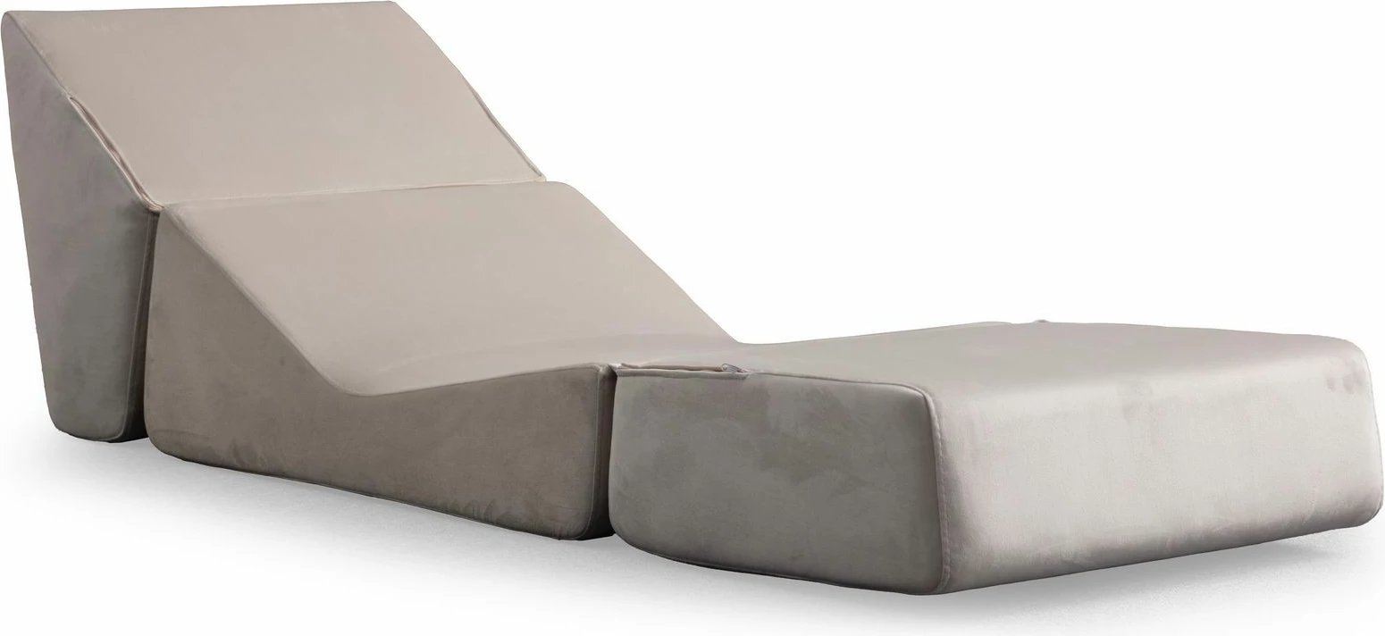 Krevat-karrige një vendësh Atelier del Sofa, Origami, ngjyrë krem