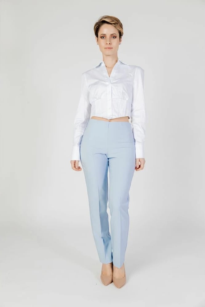 Pantallona Sandro Ferrone femra, blu