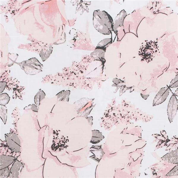 Pelenë muslini bebe, NEW BABY, 60x80 cm, 100% pambuk 110 g/m², set 3 copë, për vajza, ngjyrat sipas fotos