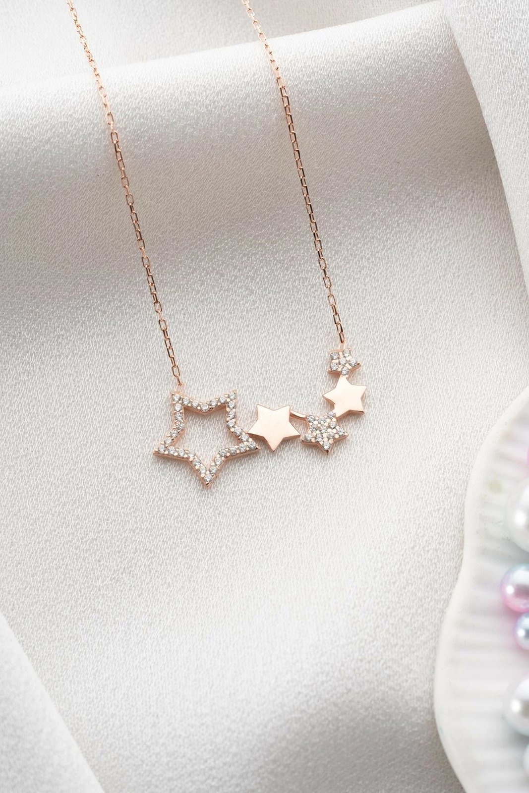 Qafore argjendi Jumeon, ngjyrë rozë e bardhë, NRZ999286