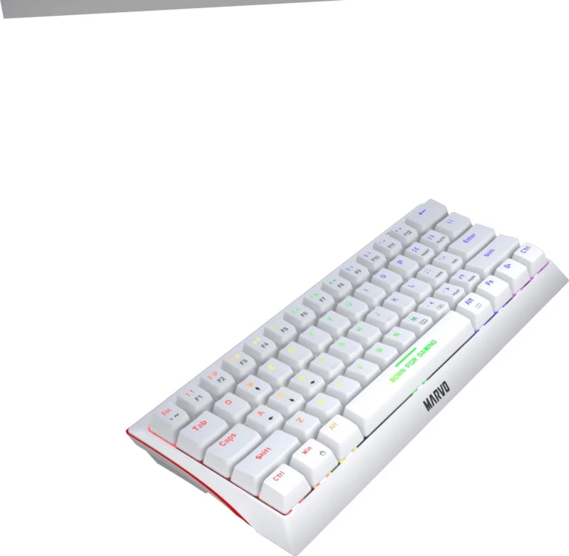 Tastierë MARVO KG962G WH EN-R