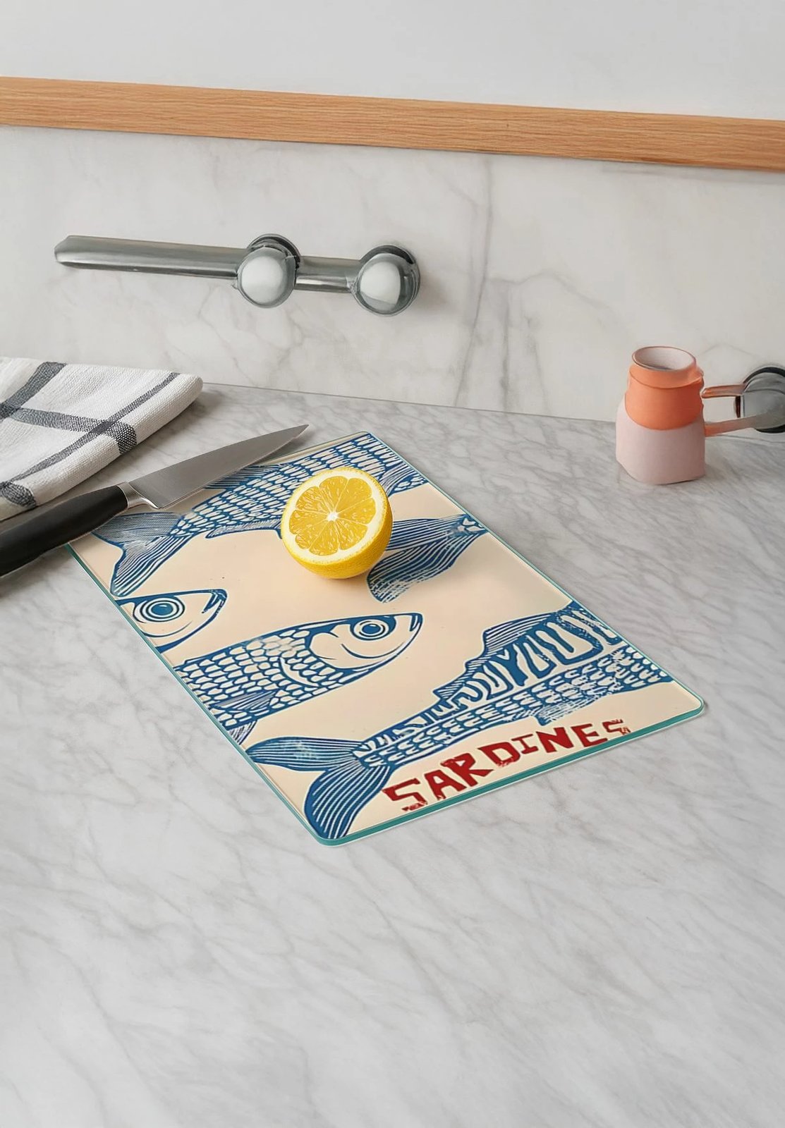 Dërrasë prerëse Hermia, Kes-00070, shumëngjyrëshe, 30x40cm Dërrasë prerëse Hermia, Kes-00070, shumëngjyrëshe, 30x40cm