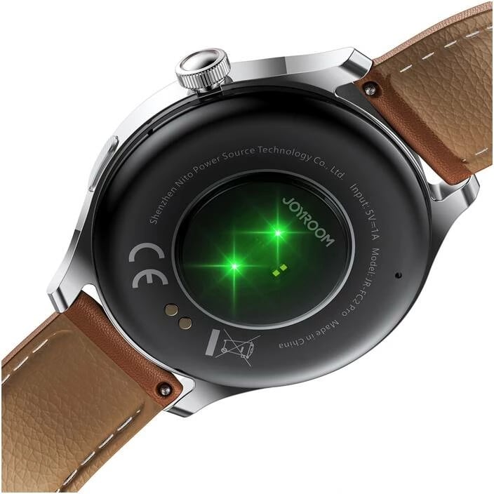 Smartwatch Joyroom JR-FC2 Pro, 1.46", 350 mAh, iOS/Android, argjendtë me rrip lëkure