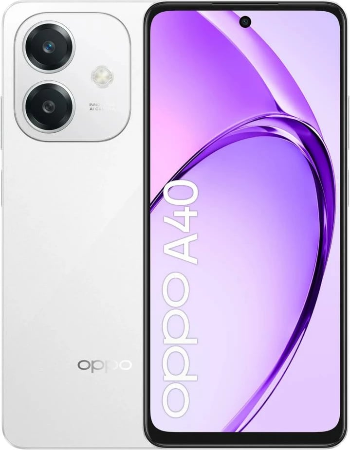 Celular OPPO Reno A40 4+128GB 6.67" Starlight White