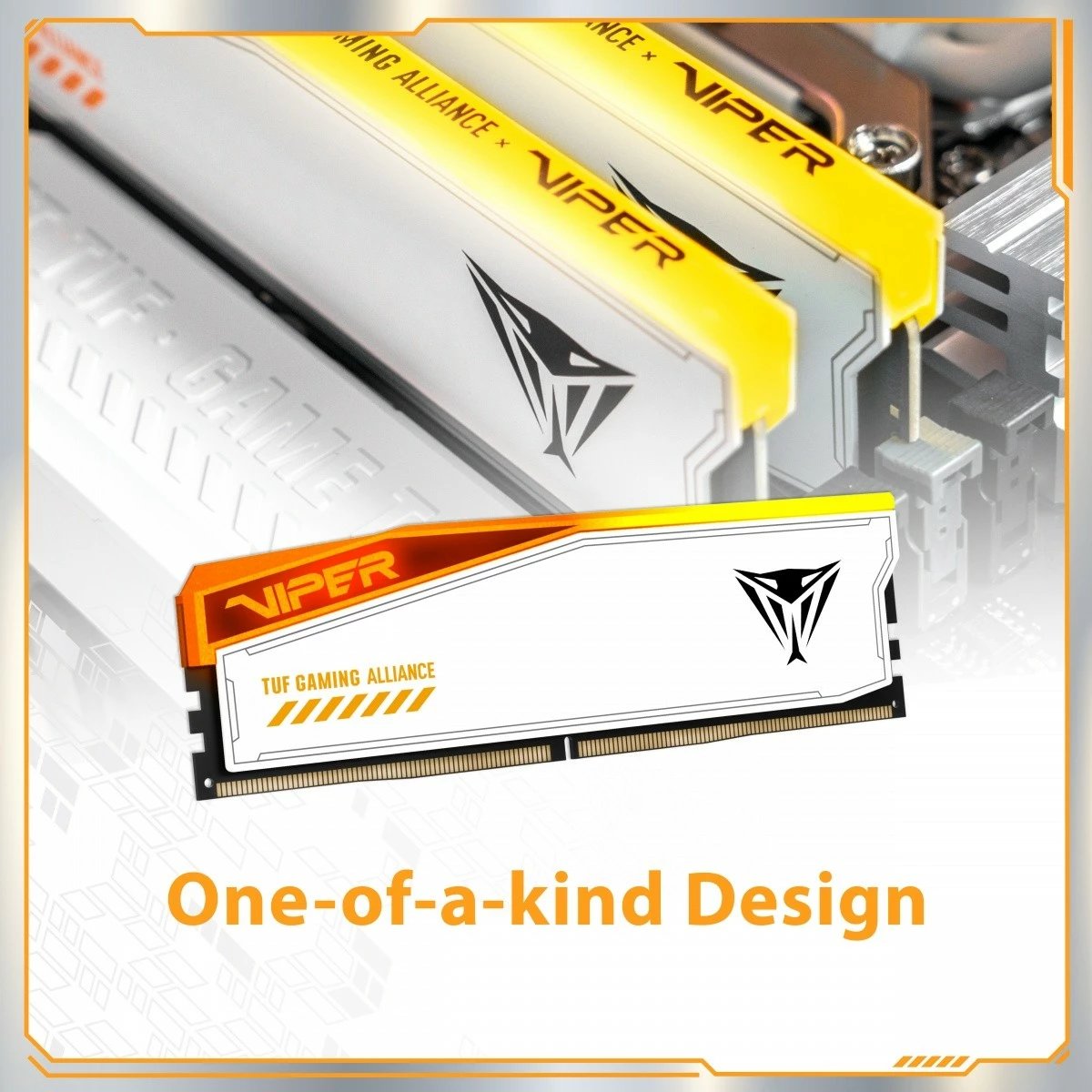 RAM Memorje Patriot Viper Elite 5 RGB TUF, 32GB (2x16GB), DDR5, 6600MHz, CL34, Bardhë