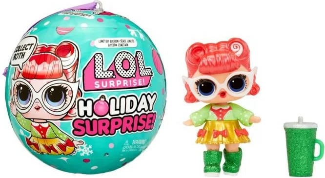 Kukull lodër L.O.L. Surprise Holiday Surprise, 1 copë, për vajza