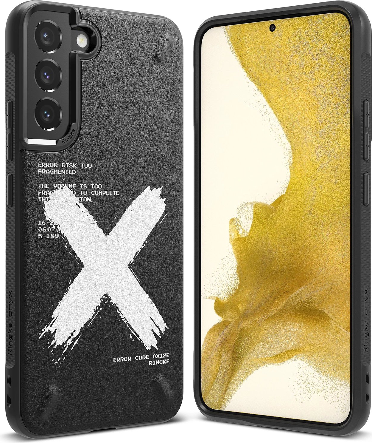Mbështjellës Ringke Onyx Design për Samsung Galaxy S22+, i zi