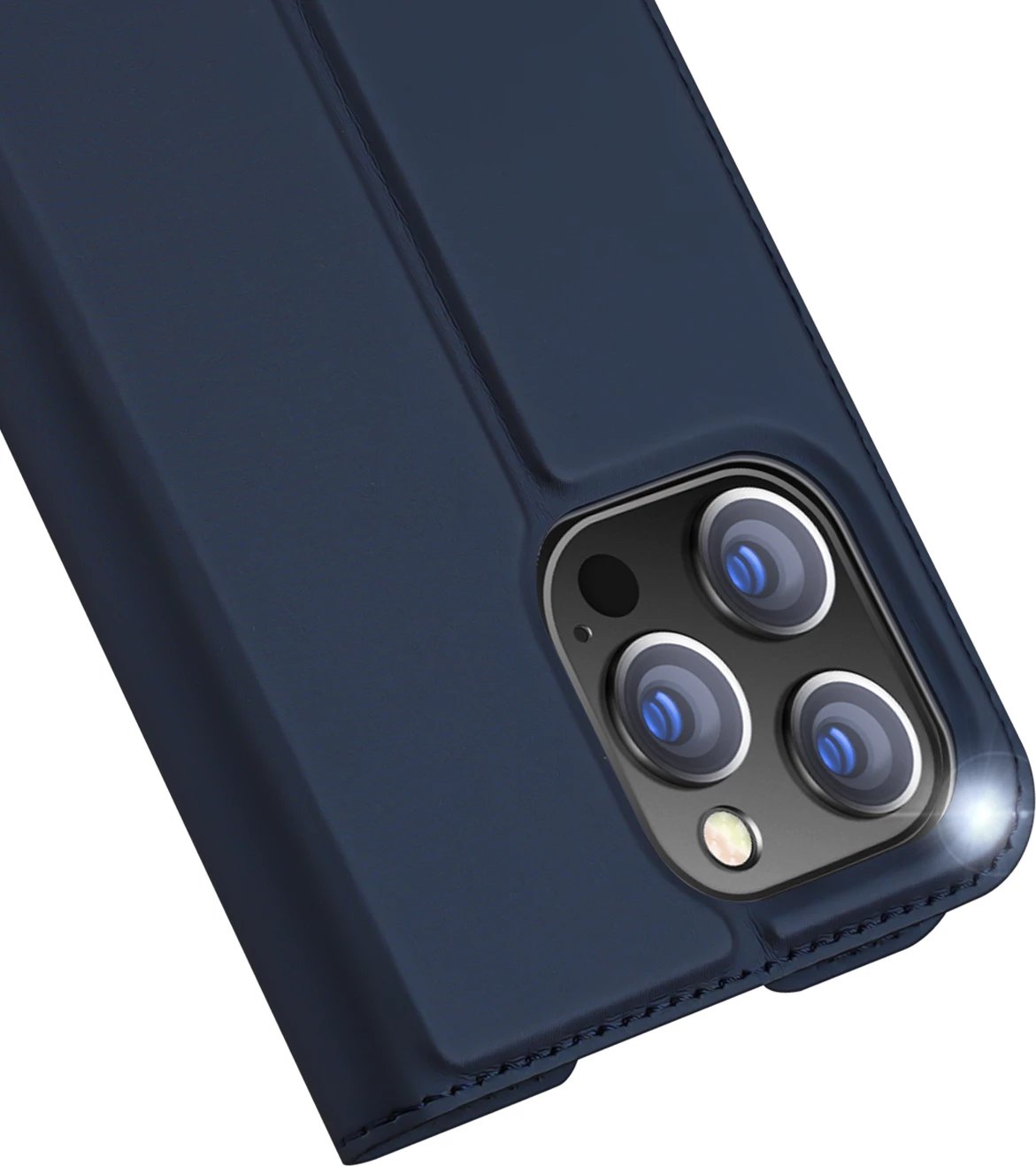 Mbështjellës Dux Ducis Skin Pro për iPhone 14 Pro, me kapak, Kaltër Mbështjellës Dux Ducis Skin Pro për iPhone 14 Pro, me kapak, Kaltër