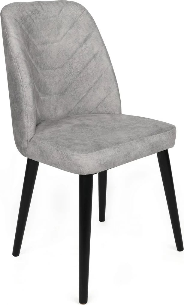 Set karrigesh (4 copë) Skye Decor, Dallas-524 V4, gri dhe e zezë