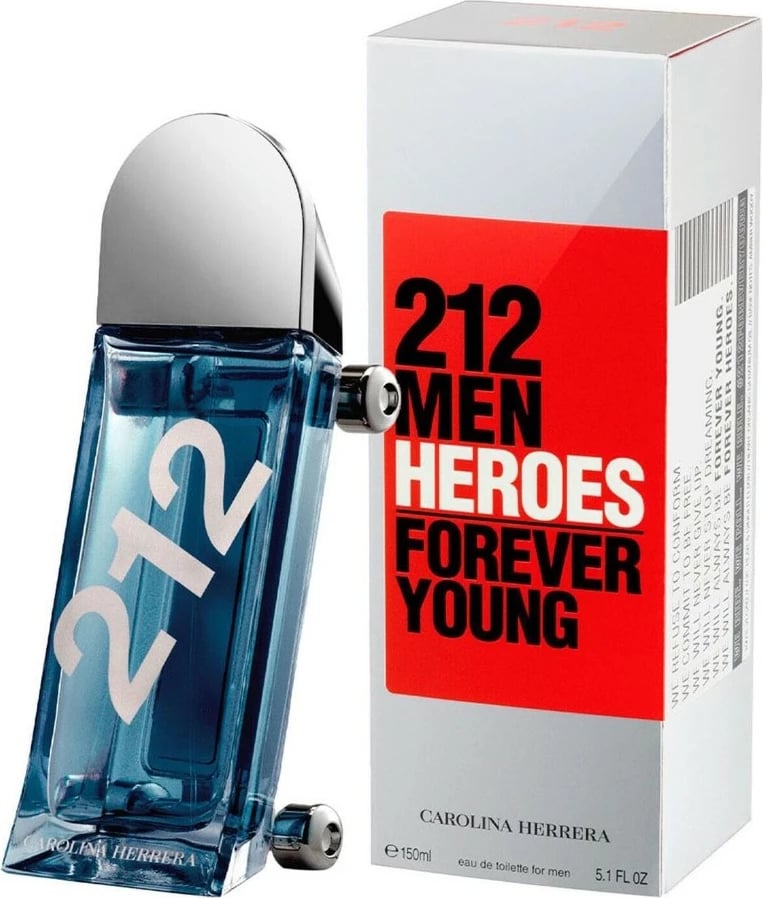 Eau De Toilette Carolina Herrera, 212 Heroes Forever Young, 150 ml