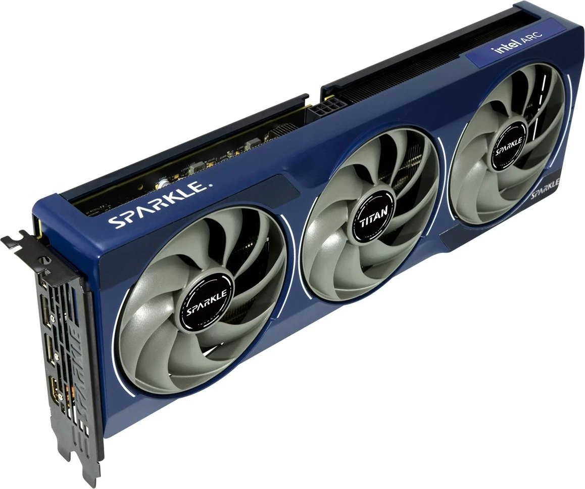 Kasë grafike SPARKLE Intel Arc B580 TITAN OC, 12 GB, Blu