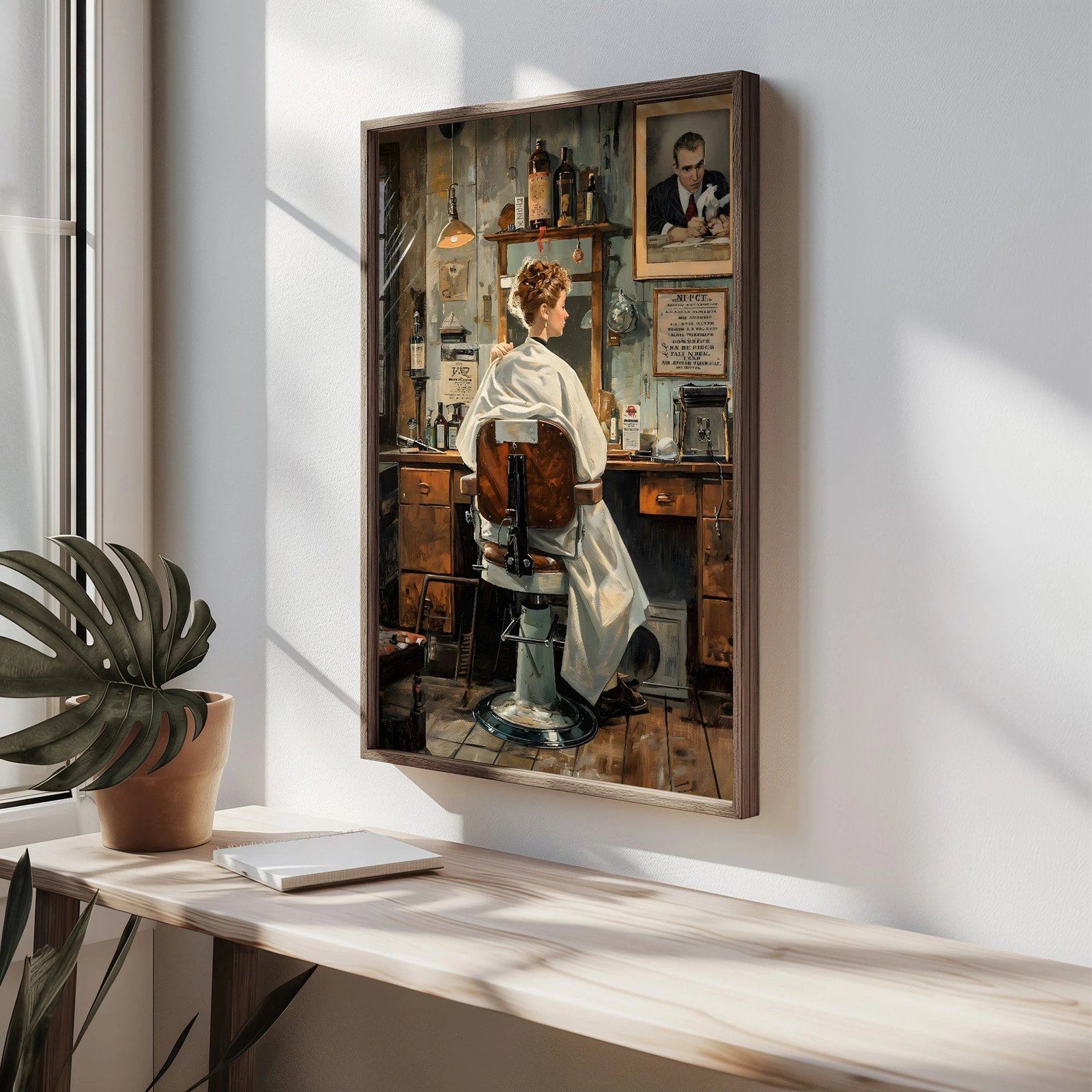 Pikturë dekorative me kornizë MDF, Wallity, HUM049