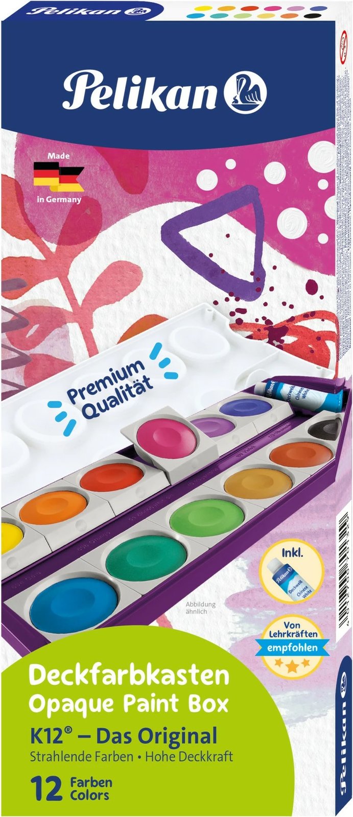 Set ngjyra uji Pelikan 701327, hard, mint, multicolor