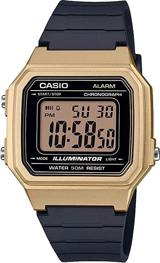 Orë dore CASIO Sport Collection uniseks, ari e zezë
