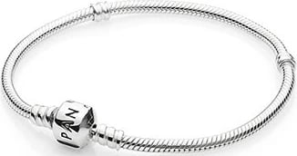 Byzylyk PANDORA 590702HV-18 për femra, argjend