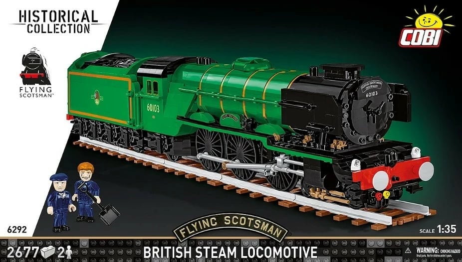 Set ndërtimi Cobi Flying Scotsman, 2677 pjesë, jeshile