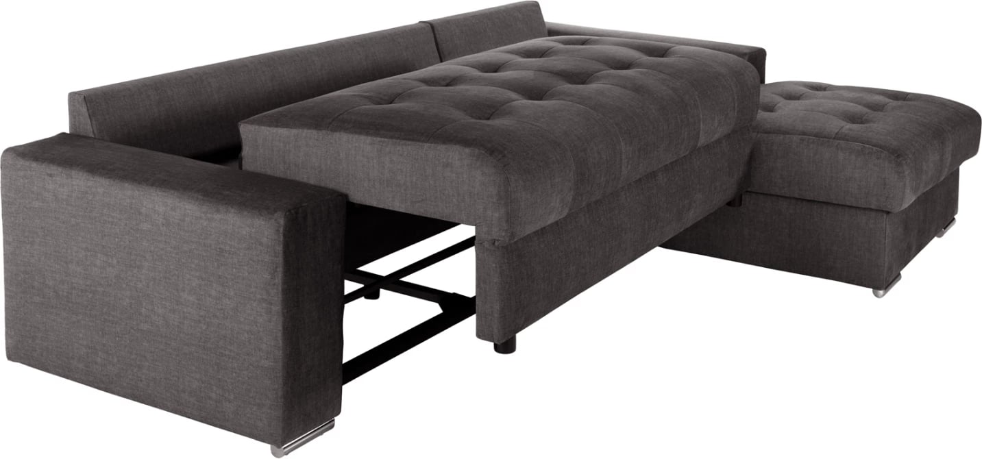 Divan këndor (djathtas) me hapësirë magazinimi CLANCY FH3281.02R pëlhurë antracit 308x181x92H cm
