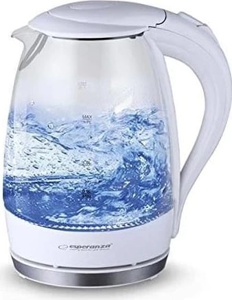 Çajnik elektrik Esperanza Angel Falls EKK011, 1.7L, 2200W, i bardhë