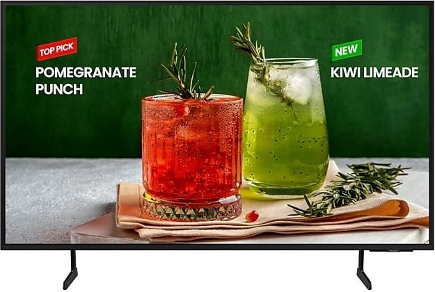 Panel digjital Samsung LH55BEDHLGUXEN, 55", 4K Ultra HD, Wi-Fi, Bezel-less